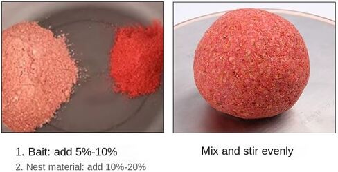 1pcs Antarctic Krill Powder - Intense Scent Fishing Attractant for Autumn/Winter Black Pit & Stream Fishing, Enhances Bait for Carp, Crucian Carp, and Freshwater Species in Kuwait