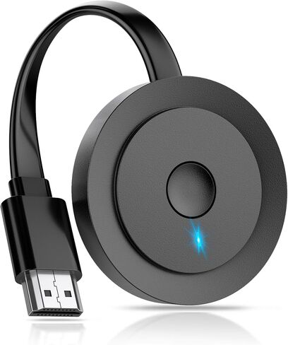 4K Wireless HDMI Display Adapter, Screen Mirroring Receiver for i-Phone, i-Pad, Android, Tablet, Laptop, Windows to HDTV/Monitor/Projector, HD Casting Video/Audio, Support AirPlay, Miracast, DLNA in Kuwait