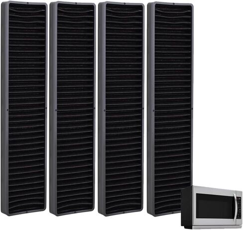 5230W1A003A Microwave Charcoal Filter Replacment: compatible with LG GE Kenmore Microwave Charcoal Air Filter Replacement - LMHM2237BD LMV1650ST LMV2031SB LMV2031ST PVM9005SJ8SS JVM7195SK6SS (4 Pack) in Kuwait