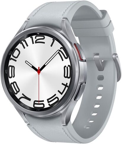 Samsung Galaxy Watch 6 Classic 47mm Bluetooth Smartwatch with Rotating Bezel, Fitness Tracker, Advanced Sleep Coaching - Silver (Renewed) in Kuwait