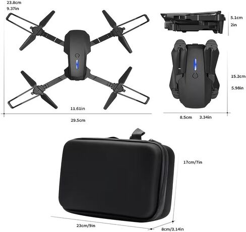 E88max Drone with Screen Controller for Beginners, Foldable Mini Drone. in Kuwait