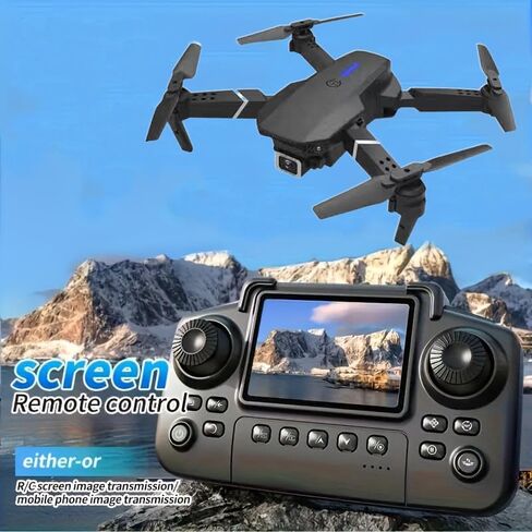 E88max Drone with Screen Controller for Beginners, Foldable Mini Drone. in Kuwait