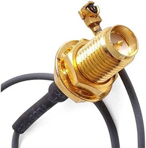 2pcs IPEX U.fl/IPEX to RP-SMA Female Pigtail 15cm for Mini PCIe WiFi MHF4 MHFIV (Hirose U.FL 0.81mm) compatiable with 7260NGW Intel WiFi Wireless Board Ships from USA in Kuwait