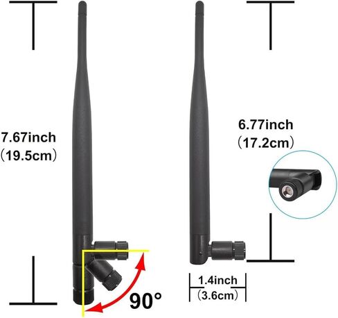 Cellular Trail Camera Antenna 4G LTE 5dBi SMA Male + UFL Extension Cable in Kuwait