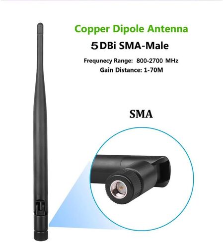 Cellular Trail Camera Antenna 4G LTE 5dBi SMA Male + UFL Extension Cable in Kuwait
