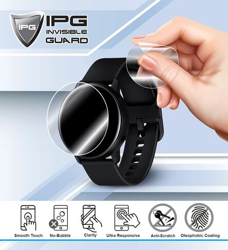 IPG for Xiaomi Watch S5 Smartwatch Hydrogel Screen Protector (2 Units) Invisible HD Clear Film Anti Scratch Guard-Smooth/Self-Healing/Bubble Free for XiaS5 in Kuwait
