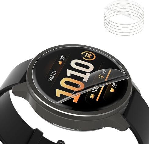 6-Pack Screen Protectors Compatible with Garmin Venu 4 41mm 【Not for 3S 41mm】, Soft Flexible TPU Film [Not Glass] [HD Clear] [Scratchproof] Smartwatch Screen Protective Films in Kuwait