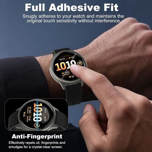 6-Pack Screen Protectors Compatible with Garmin Venu 4 41mm 【Not for 3S 41mm】, Soft Flexible TPU Film [Not Glass] [HD Clear] [Scratchproof] Smartwatch Screen Protective Films in Kuwait