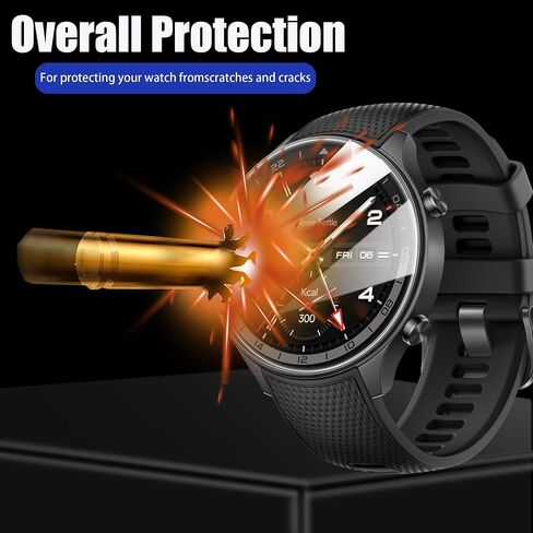 Lamshaw Compatible for myFirst Fone R2 Screen Protector, [3 Pack] 9H Tempered Glass Screen Protector Film Compatible for myFirst Fone R2 1.3 Inches Smartwatch (3 Pack) in Kuwait
