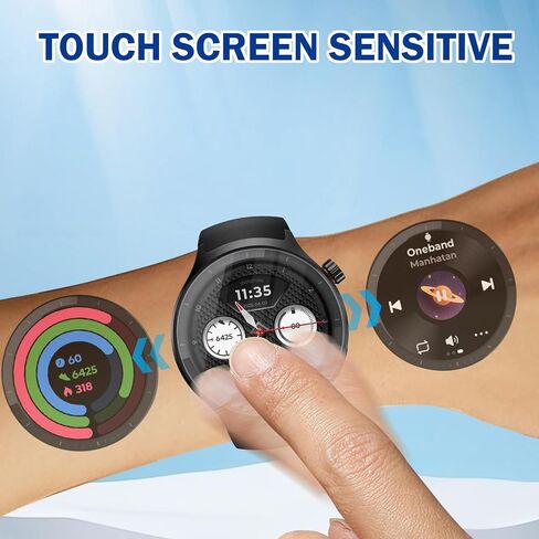 6 PCS Compatible for Motorola Moto Watch 2026 Screen Protector in Kuwait