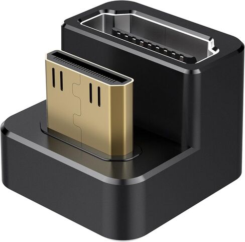 AGVEE 2 Pack U-Shape HDMI Male to HDMI Female Adapter, 8K@60HZ in Kuwait