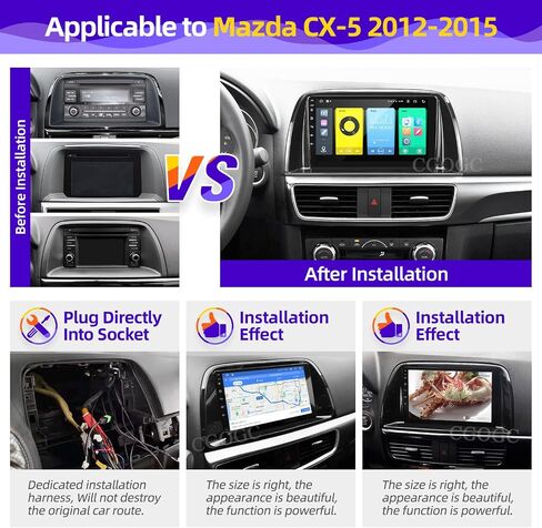 for Mazda CX-5 2013 2014 2015 Radio Stereo Wireless Carplay Auto in Kuwait