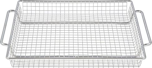 Upgraded B-AFO-002G-1 Crisper Tray Replacement Parts for Power XL Air Fryer Basket 304 Stainless Steel Oven Crisper Tray PowerXL Toaster Oven Tray Grill Plate Air Frying Mesh Basket Rack Accessories in Kuwait