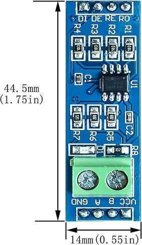 5PCS MAX485 RS485 to TTL Transceiver Module TTL UART Serial to RS-485 in Kuwait