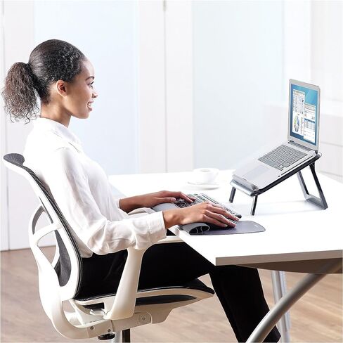 Fellowes I-Spire Series Portable Laptop Stand for Desk, Black in Kuwait