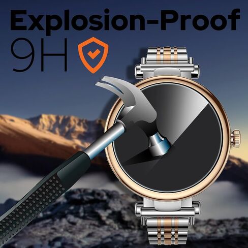 Screen Protector Compatible for TOZO S8 1.32 Inches Smart Watch, (3 Pack) 9H Tempered Glass Film Compatible for Compatible for TOZO S8 1.32" Inches Smartwatch in Kuwait