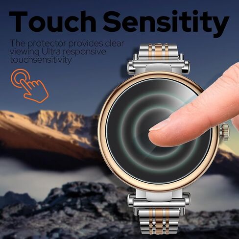 Screen Protector Compatible for TOZO S8 1.32 Inches Smart Watch, (3 Pack) 9H Tempered Glass Film Compatible for Compatible for TOZO S8 1.32" Inches Smartwatch in Kuwait