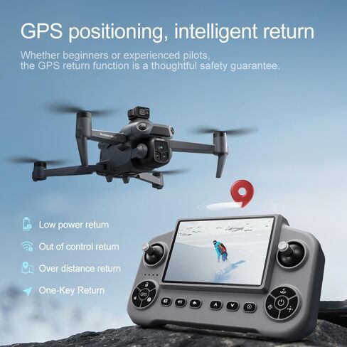 V918 GPS Drone with 8K Camera for Adults, RC Drones with 5 inch HD Screen in Kuwait