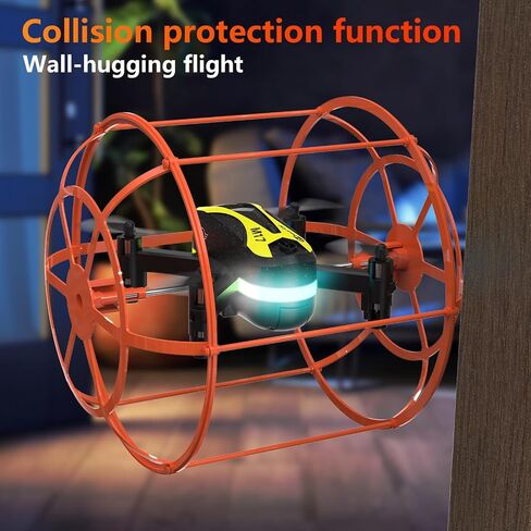 M17 Mini Drone for Beginners Land-Air Dual Mode Indoor and Outdoor RC Quadcopter with Protective Cover Easy to fly Headless Mode One Key Take-off/Landing 3D Flip 3 Speed Modes Gifts in Kuwait