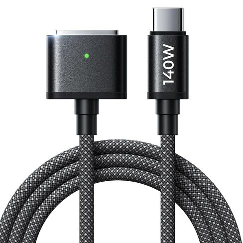 LISEN MacBook Charger Magnetic 140W 3 Cable MacBook Pro Charger, Dark 6.6FT in Kuwait