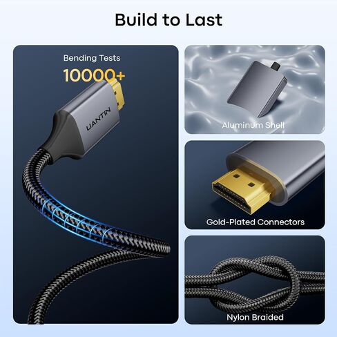 UANTIN HDMI to USB-C Adapter, 4K@60Hz for AR Glasses & Monitor in Kuwait