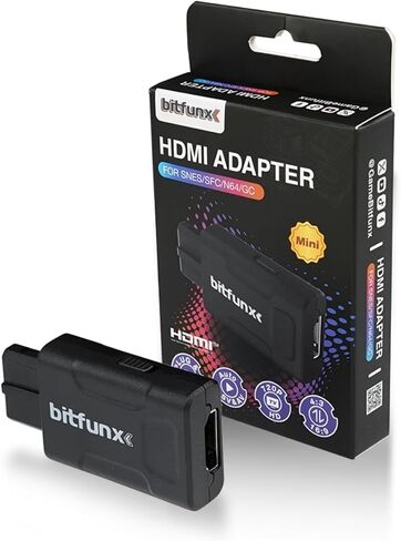 BITFUNX N64 to HDMI™ Adapter, for N64/SNES/SFC/NGC Console (Mini) in Kuwait