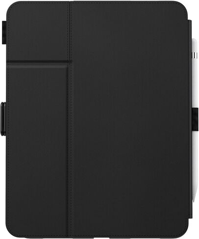 Speck Balance Folio Case for iPad 11" (A16, 2025) & 10.9" 10th Gen (2022) – Drop & Camera Protection, Slim Multi Range Stand, Apple Pencil Holder - Black/Black/White in Kuwait