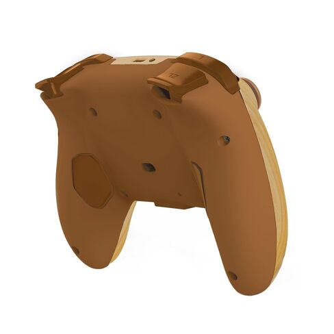 HORI Wireless HORIPAD Turbo (Animal Crossing Wood Brown) for Nintendo Switch 2 – Rechargeable Controller - Officially Licensed by Nintendo in Kuwait