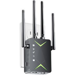 Whole Home Coverage Internet Repeater Works with Any Router in Kuwait