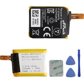 Replacement Battery APP00277 Compatible with Apack APP00277 1ICP4/24/28, 300mAh 3.8V, with Repair Tool Kit in Kuwait