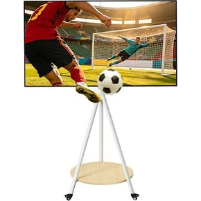 unho Mobile Portable Rolling tv Stand for 40 45 50 55 60 65 70 75 Inch in Kuwait