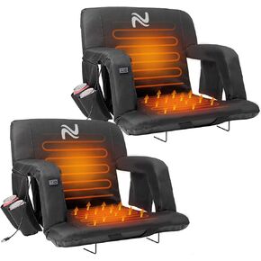 NAIZEA Wide Heated Stadium Seat for Bleachers w/Back Support & Cushion in Saudi Arabia