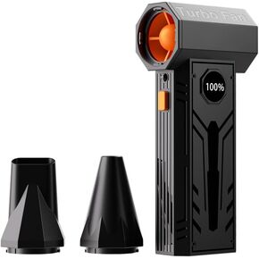 Electric Air Duster - 130,000RPM Ultra Power Cordless Air Duster, 100-Gear Adjustable Mini Blower with Quick Charge for Computers, Keyboards, Houses, Outdoors and Cars in Kuwait