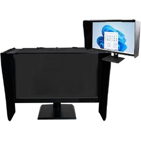 Adjustable 17-27 Inch Monitor Sun Visor Hood - Anti-Glare Display Shield, Light-Blocking Privacy Protector, Reduce Eye Strain, Perfect for Home Office & Gaming in Kuwait
