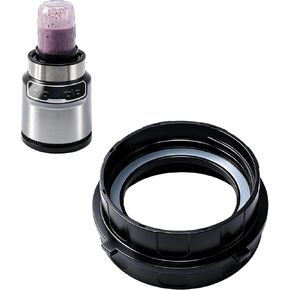 Adapter for Ninja Nutri-Pro Blender & Ball Wide-Mouth Mason Jars - Blend, Store & Go in the Same Jar - Blender Accessory for 1100W BN401 - Easy to Clean, Dishwasher Safe (Adapter Only) in Kuwait