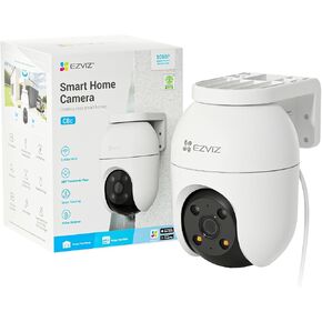EZVIZ Outdoor WiFi Surveillance Camera, 360°, 1080P IP Security Camera, Colourful Night Vision, Person AI Detection, Auto Zoom Two-Way Audio, Siren, Alexa/Google, C8c 2MP in Kuwait