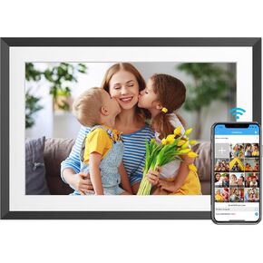 10.1" WiFi Digital Picture Frame YENOCK 32GB Smart Photo Frame IPS LCD Touch Screen Auto-Rotation Share Photos/Videos Instantly via Free APP,Mother's Day/Father's Day/Birthday/Christmas in Saudi Arabia