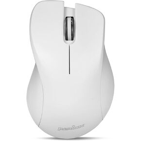 Perixx PERIMICE-621M Wireless Mouse - Silent Click with Ergo Design - Compatible for Desktop and Laptop PC - Wireless 2.4 GHz - Beige in Kuwait