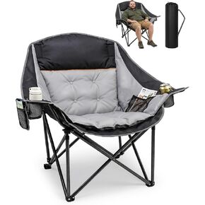HOPERAN Oversized Camping Chairs for Adults, 500lbs Portable Lawn Chair in Kuwait