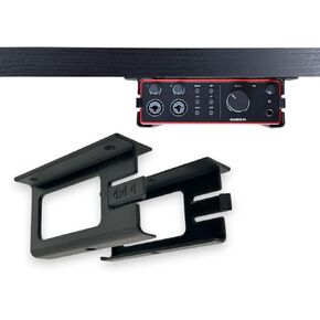 Desk Mount Kit for Focusrite Scarlett 4i4 (4th Gen) - Under Desk Mount Brackets with Reversible Clips - Secure Mounting Accessories in Saudi Arabia