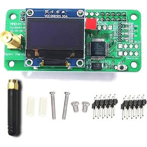 MMDVM Hotspot Spot Radio Station+ Antenna + OLED with Screen Support P25 DMR YSF D-Star UHF Expansion Board WiFi Digital Voice Modem Suitable for Raspberry Pi-Zero W, Pi 3, Pi 3B+ in Kuwait