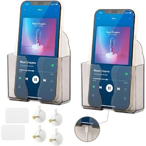 2pack Wall Mounted Phone Holder with Self Adhesive,Phone Holder for RV in Kuwait