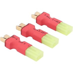 3pcs Compatible with Micro Mini Tamiya Female(Reversed) to T-Plug Style Male Adapter for Airsoft(B127-3) in Kuwait