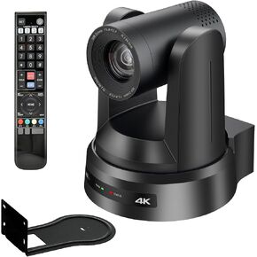 PTZ Camera 4K,AI Auto Tracking USB3.0/3G-SDI/LAN HDMI PTZ Camera 20X Optical +16X Digital Zoom with PoE Live Streaming for Church Worship,OBS,Facebook,YouTube(4K) in Kuwait