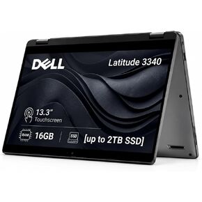 Dell Latitude Pro 13 3340 2-in-1 FHD Touchscreen Business Laptop, 16GB DDR5 RAM, Intel 10-Core i5-1335U (> i7-1255U), Backlit KB, IR Webcam, HDMI, IST Computer Customized 512GB/1TB/2TB SSD, Win 11 Pro in Kuwait