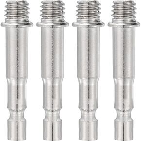 PATIKIL 2Pack Boom Arm Joint Head Converter, 3/8" Screw Head Bolt Mount Connector Adapter for Mic Stand Phone Holder Boom Scissor Arm Stand, Silver in Kuwait
