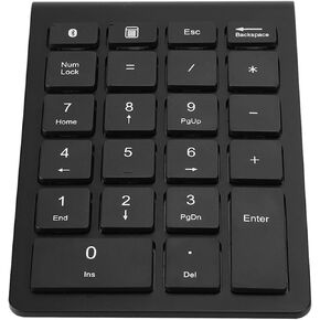 Wireless Numeric Keypad Mini Numeric Keypad with Scissor Foot Structure Fast Return Speed for Effective Number Input in Kuwait