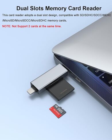 AreMe SD Card Reader for iPhone, USB C to Micro SD Card Adapter in Kuwait