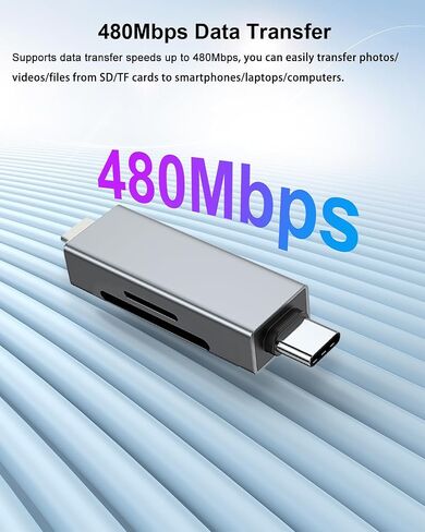 AreMe SD Card Reader for iPhone, USB C to Micro SD Card Adapter in Kuwait