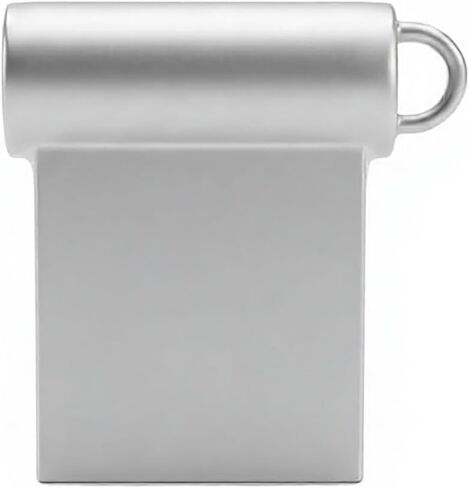 1 Pack SUNKANGKIE 4GB Mini USB 2.0 Flash Drive Silver Small Size Metal Thumb Drive with Keychain Loop – A+ Grade Chip – Stable Transfer (Silver,4GB) in Kuwait